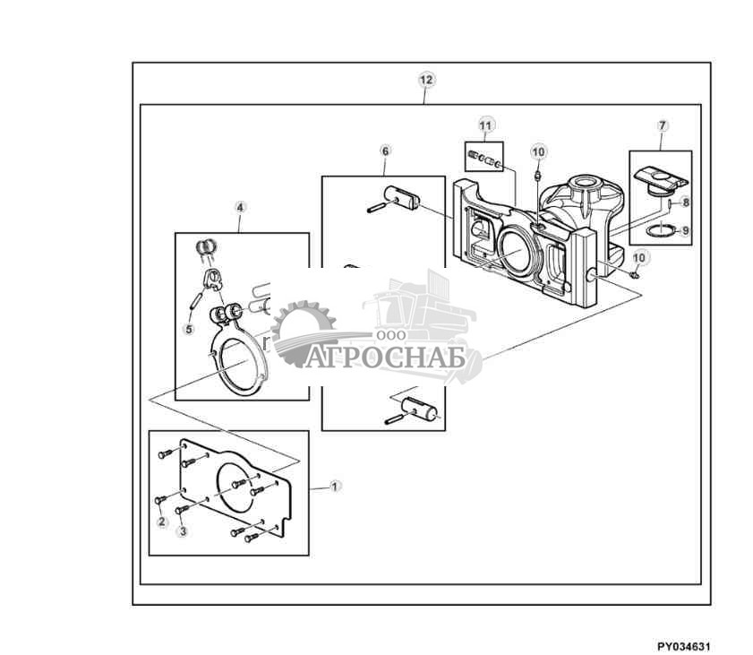 СЦЕПКА ПРИЦЕПА HS1450 С РЕГУЛИРОВКОЙ ПО ВЫСОТЕ 